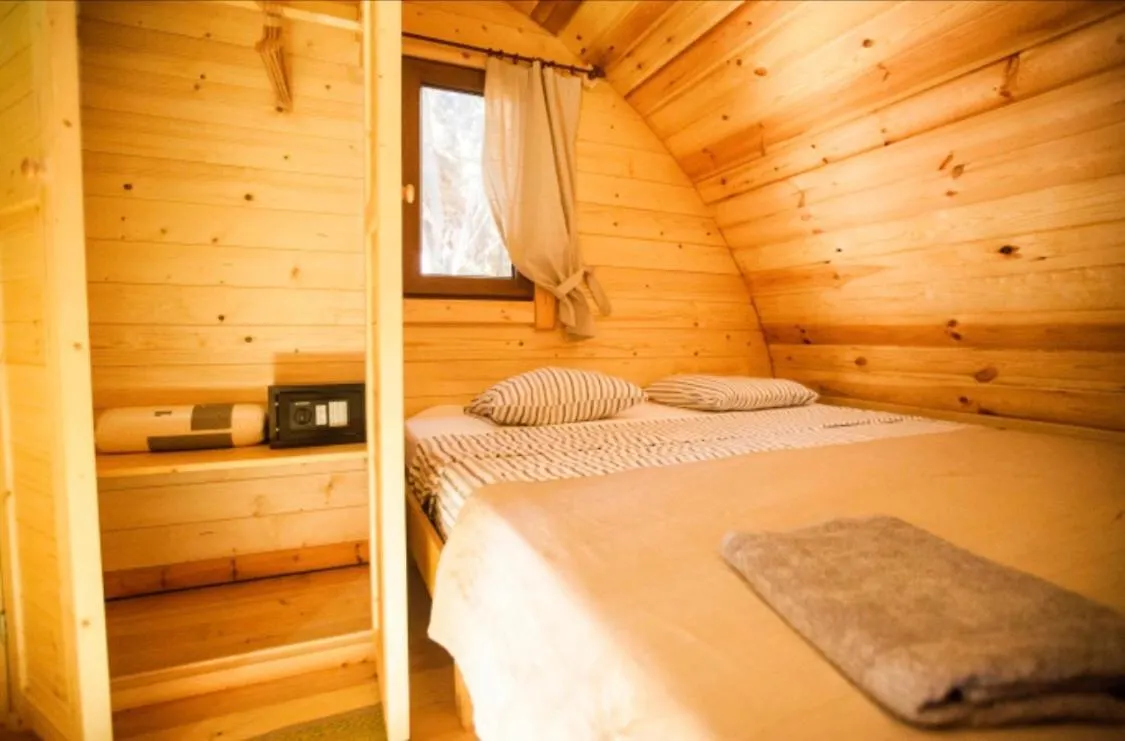 Hytte Eco-Wooden Houses Camping Montana Roja El Médano Spanien