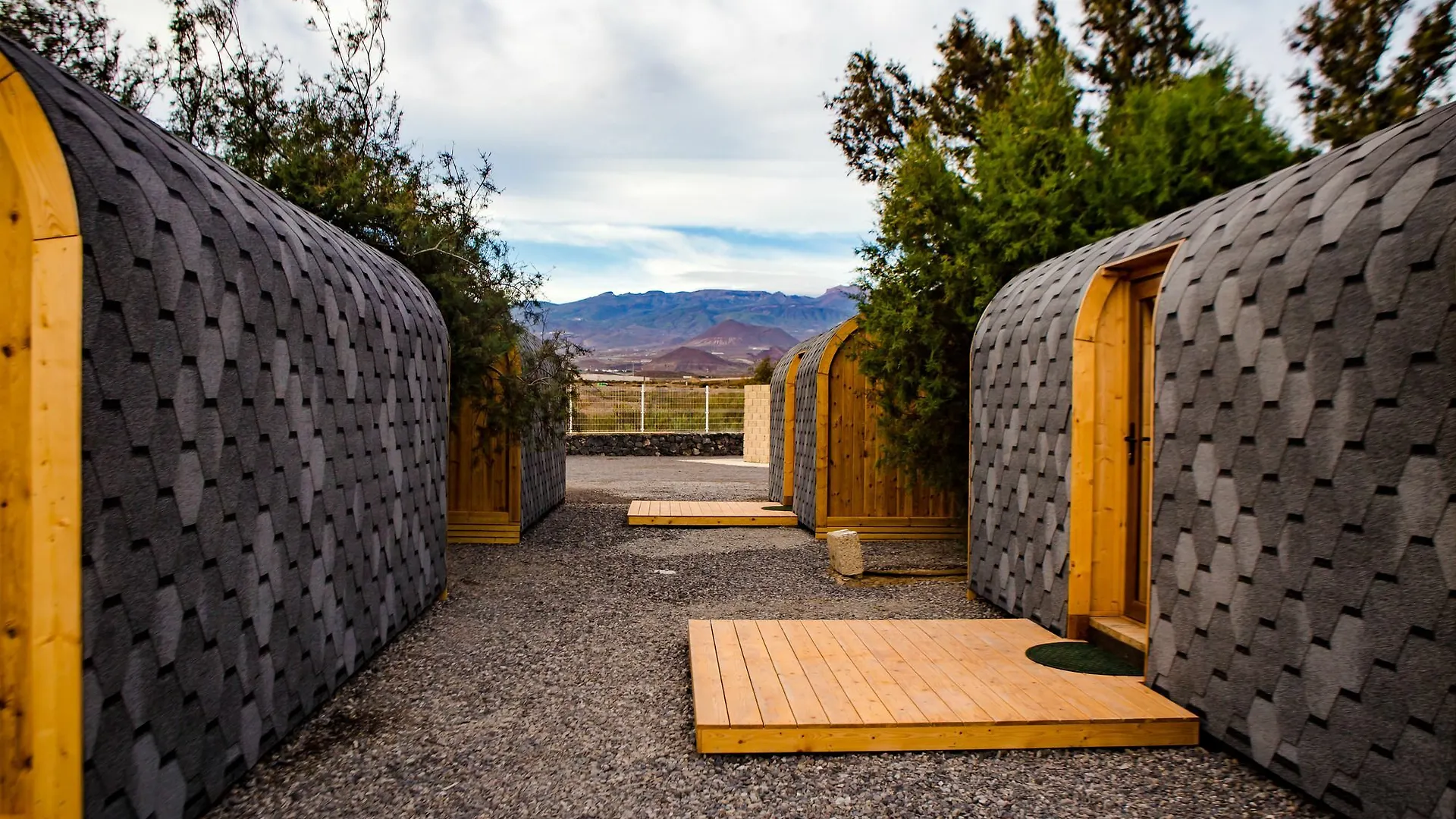 Eco-Wooden Houses Camping Montana Roja El Médano